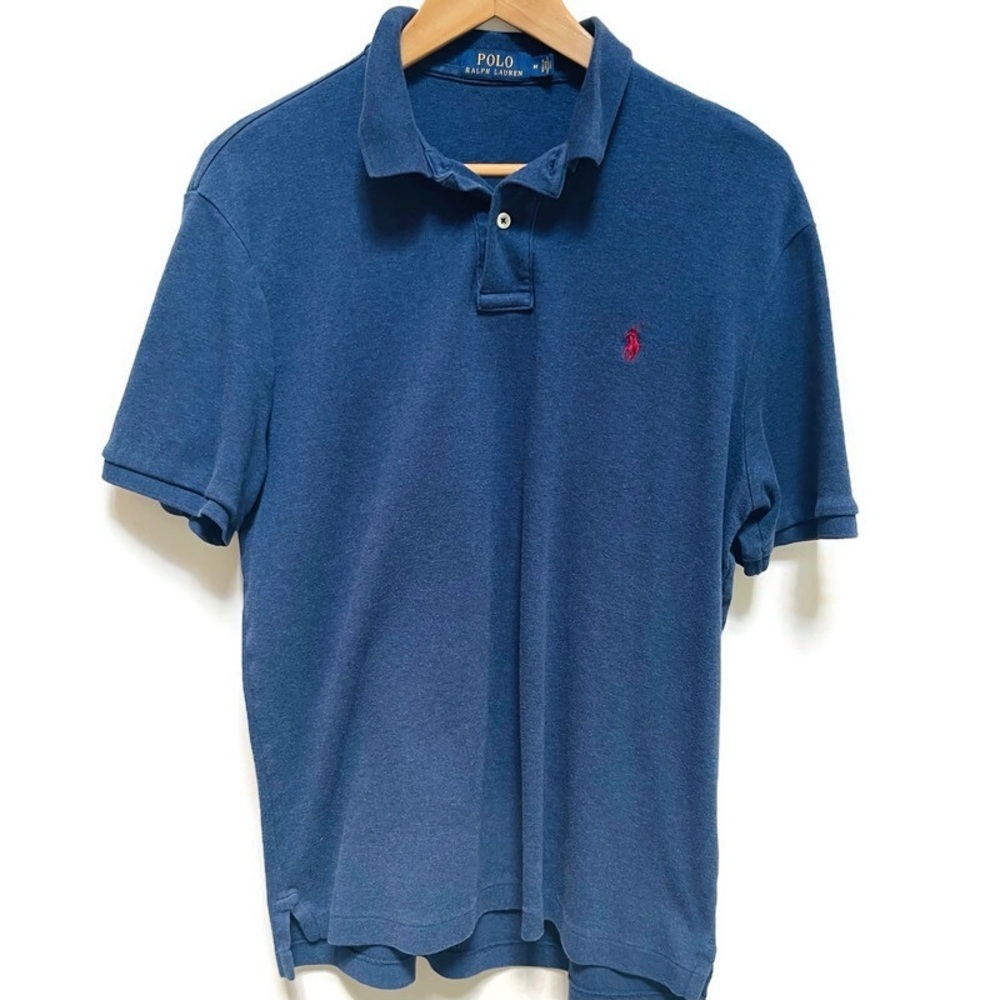 Polo Ralph Lauren Men's‎ Navy Short Sleeve Polo Shirt - Medium